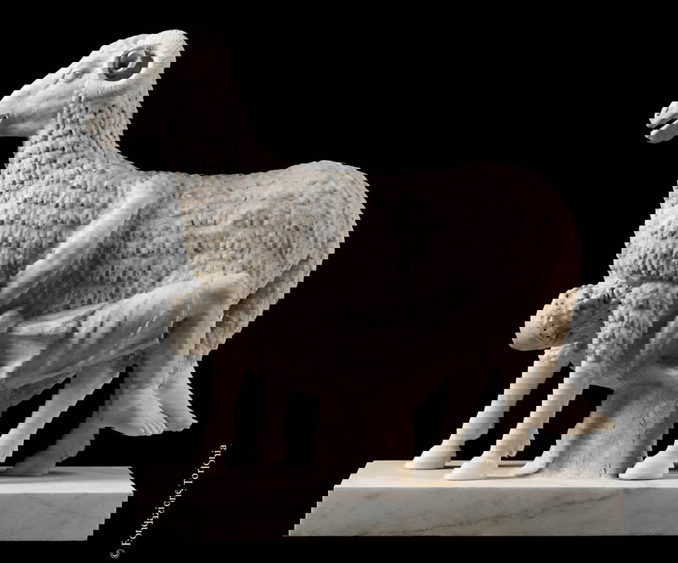 torlonia collection statue odysseus ram