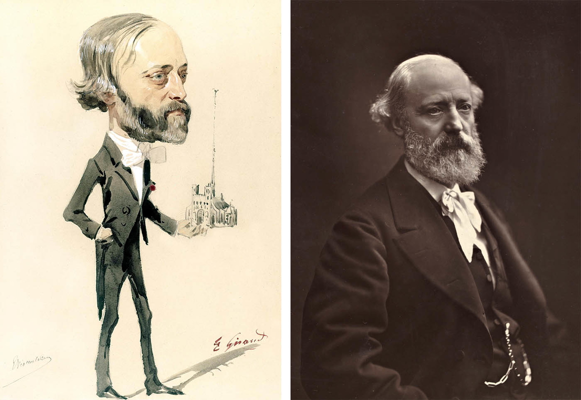 vilollet le duc portait caricature