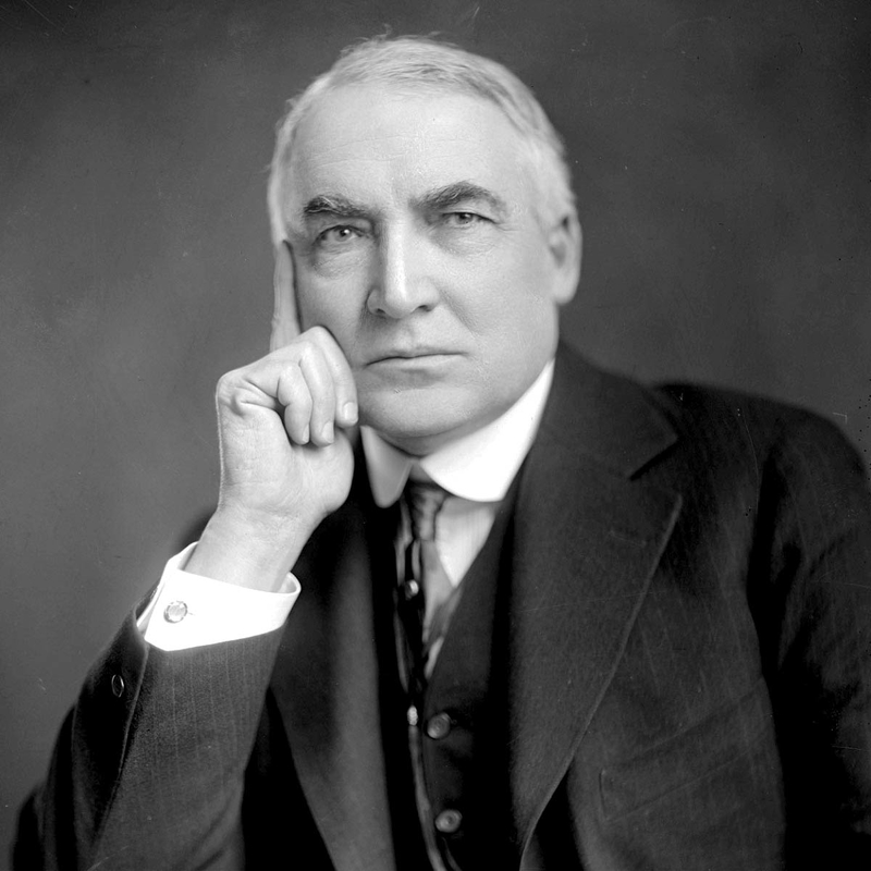 warren harding president 1921