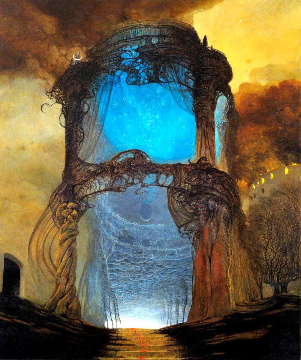 zdislav beksinski 1978 painting