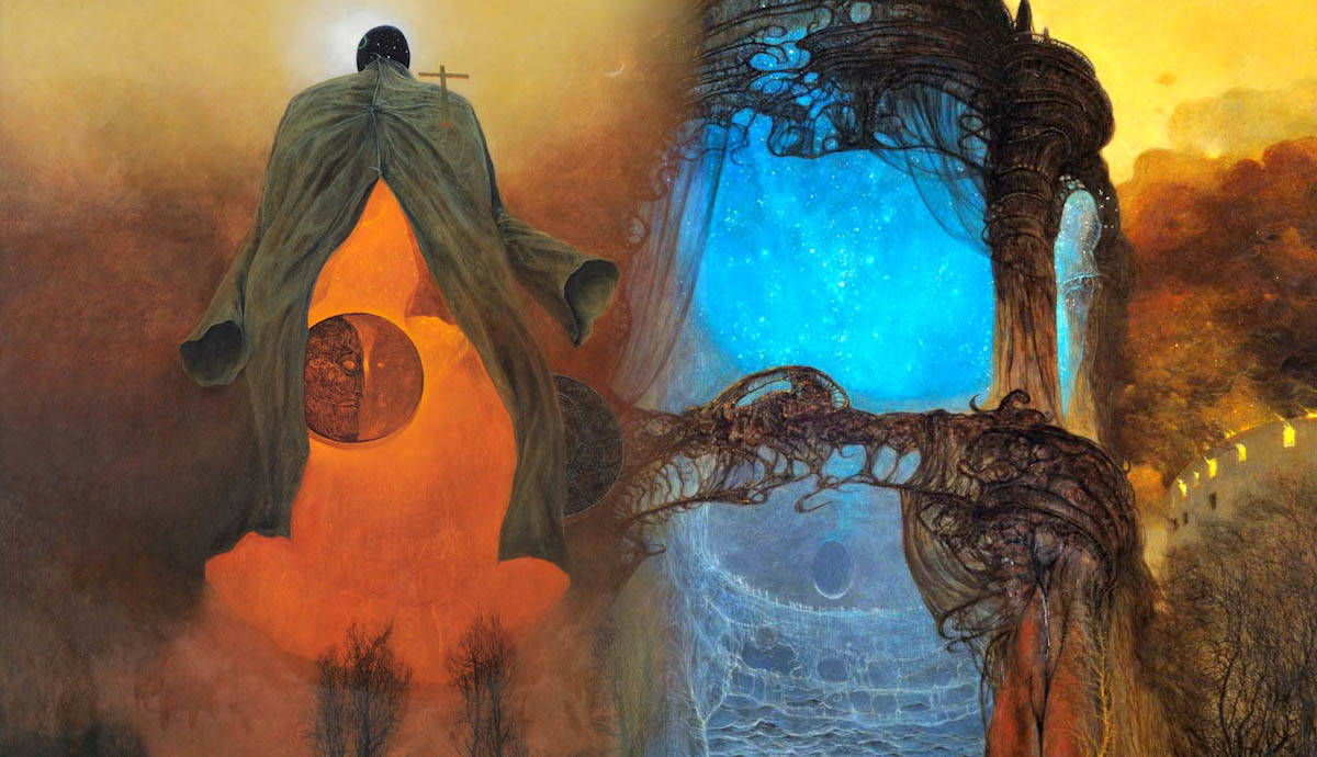 zdzislaw beksinski paintings surrealist artworks