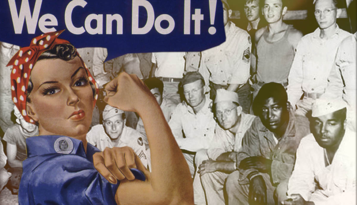 US military rosie riveter poster sociocultural ww2 impact