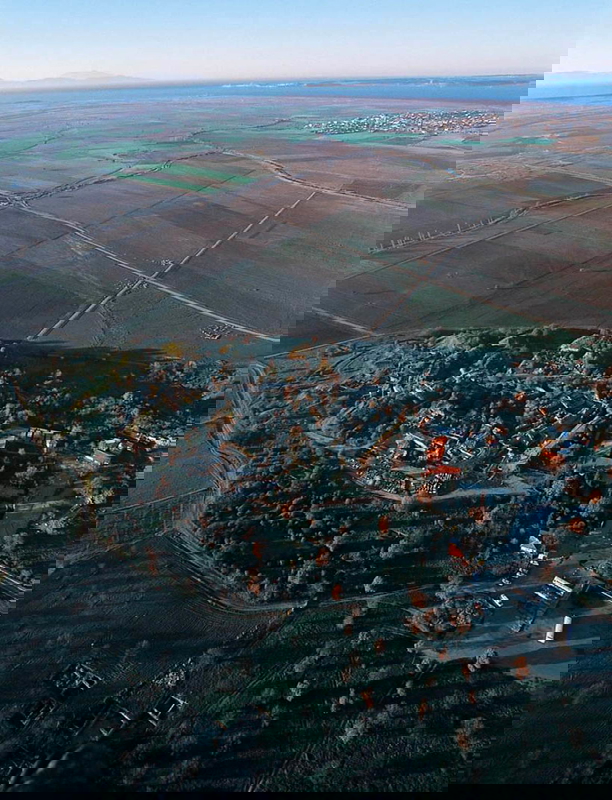 aerial view troy