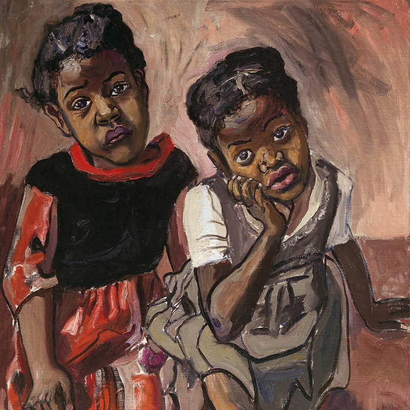 alice neel two girls spanish harlem