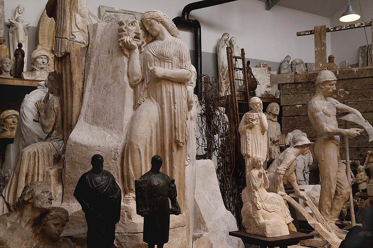 atelier henri bouchard sculptor workshop