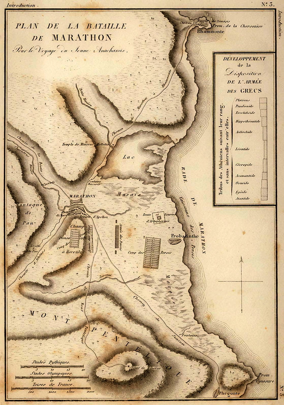 barthelemy plan bataille de marathon 1832