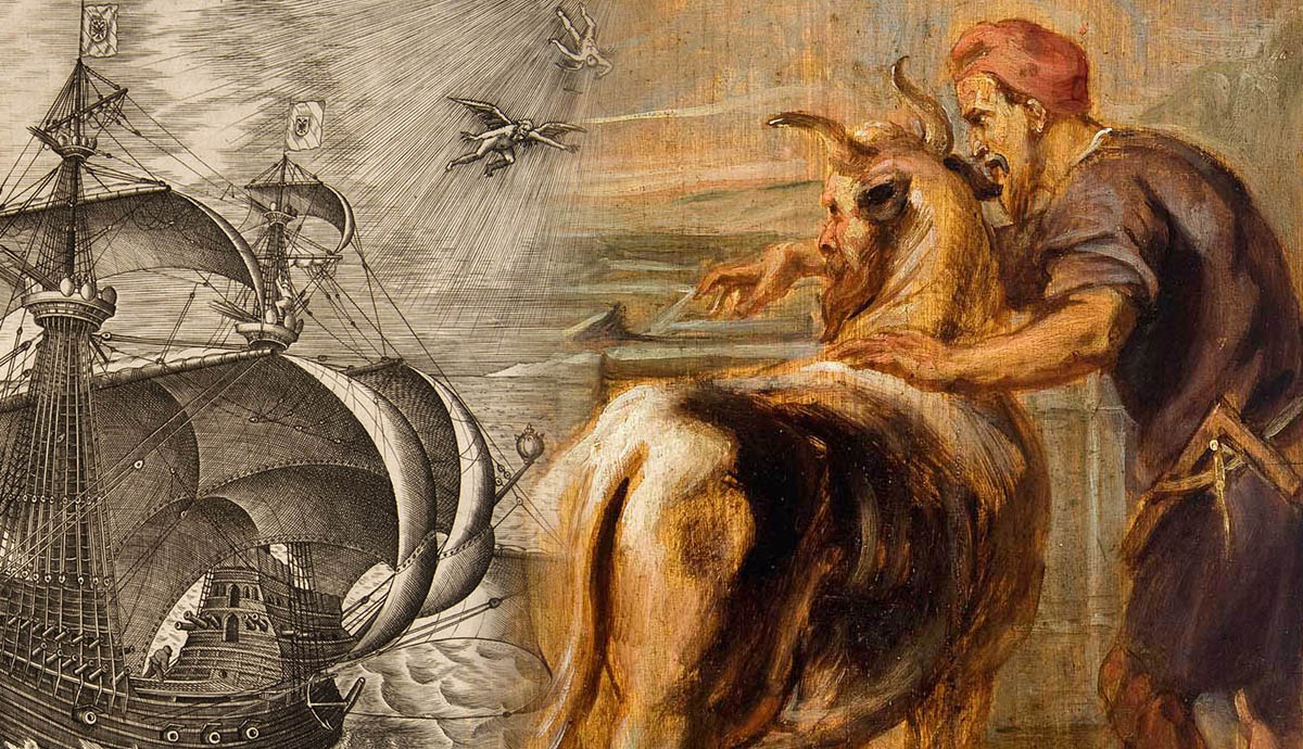 daedalus icarus with daedalus and minotaur cretan bull