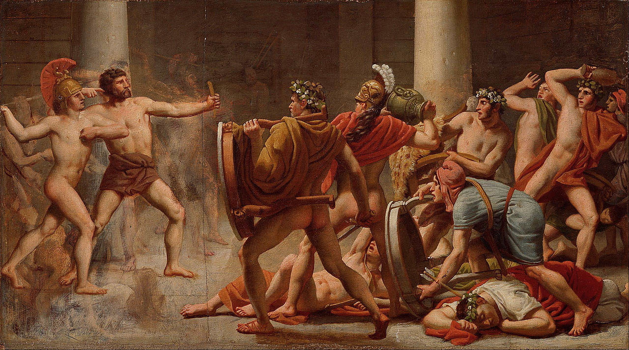 eckersberg odysseus revenge penelope suitors