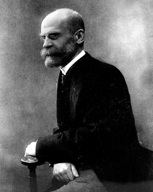 emile durkheim french sociologist portrait