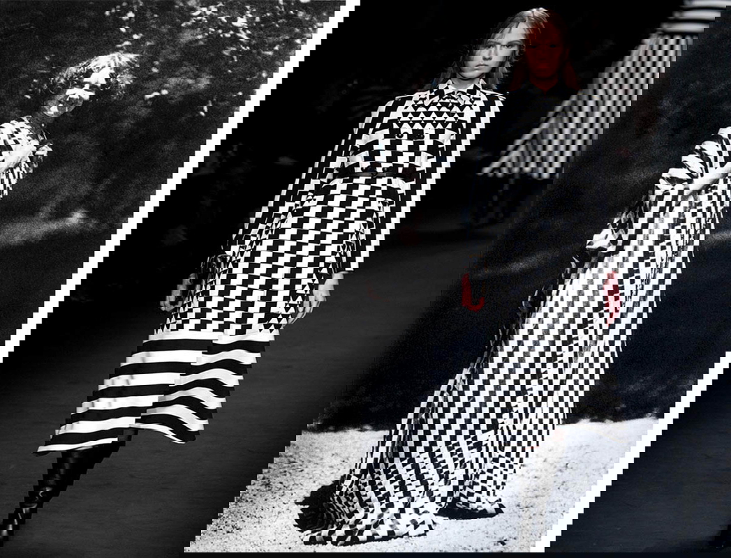 emilie floge dress geometric gustav klimt valentino