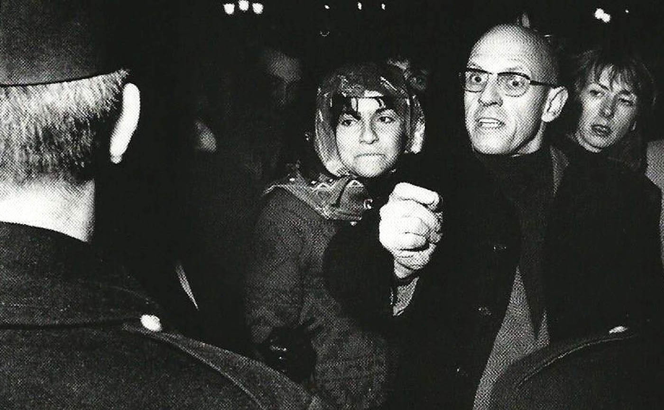 foucault insults the police elie kagan 1971