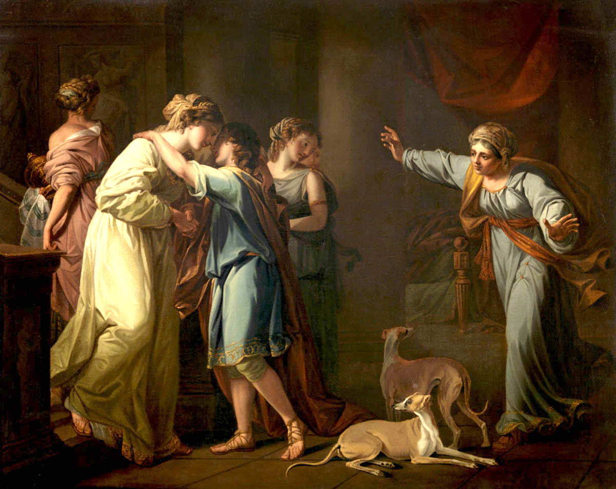 kauffmann telemachus returning to penelope