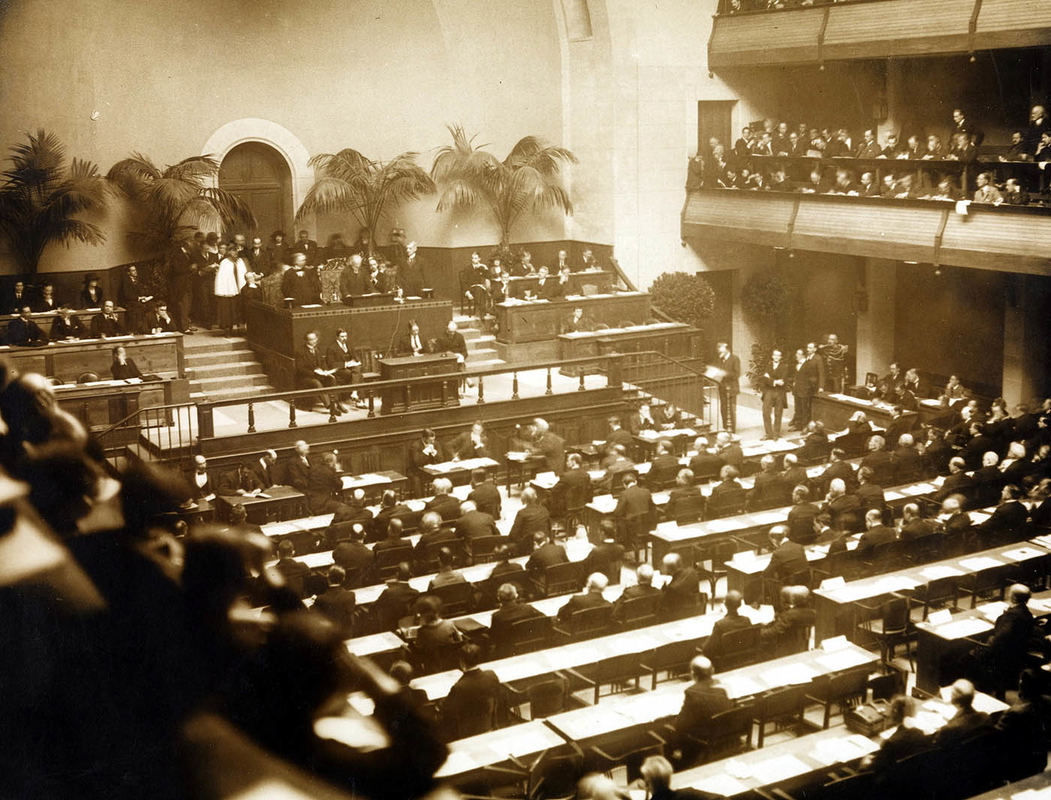 meeting assembly league nations photograph