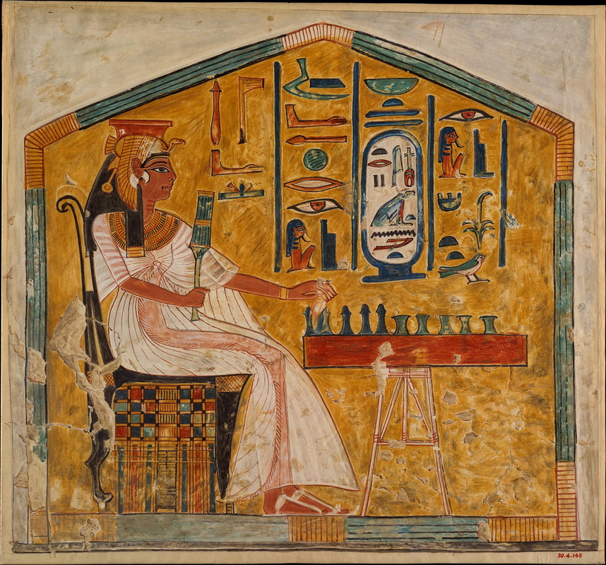 nefertari playing senet ancient egypt
