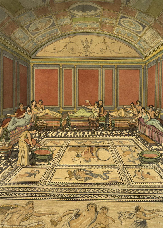 roman food triclinium jc golvin