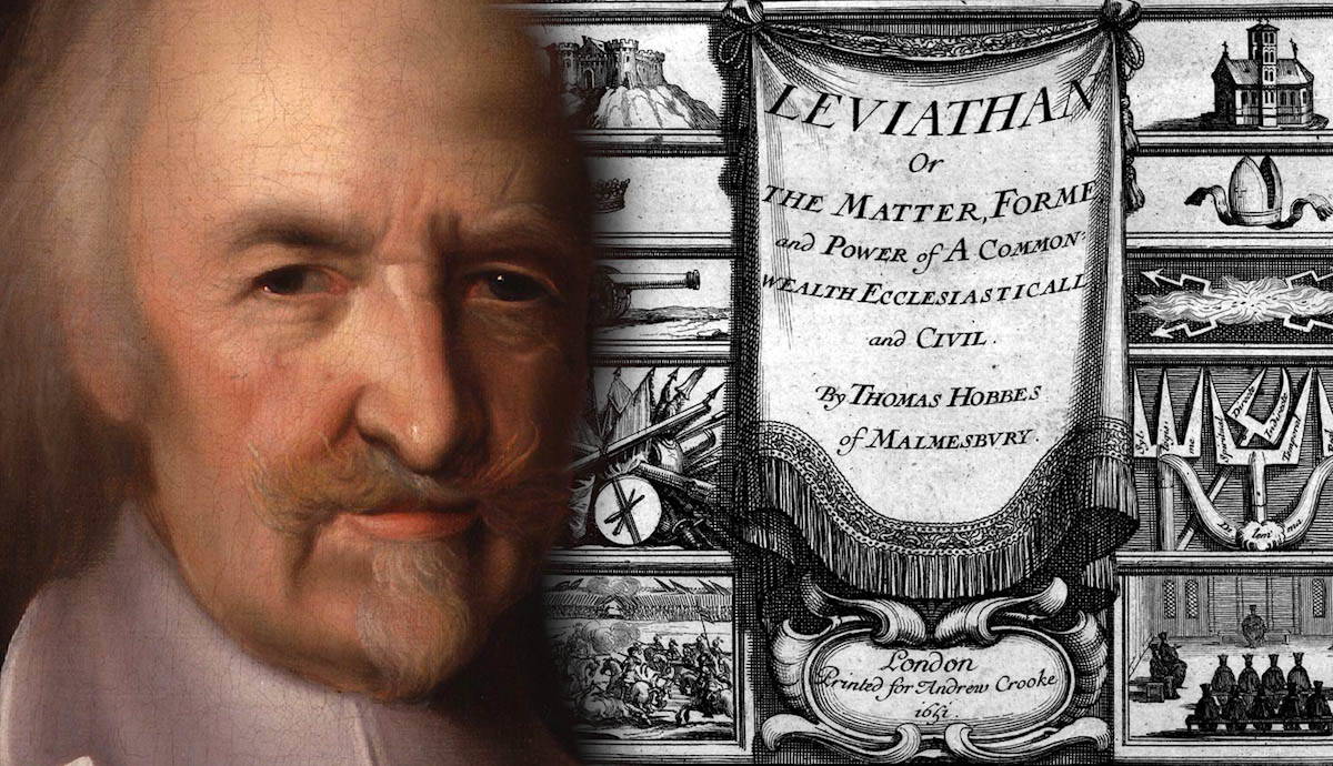 thomas hobbes portrait leviathan work philosophy