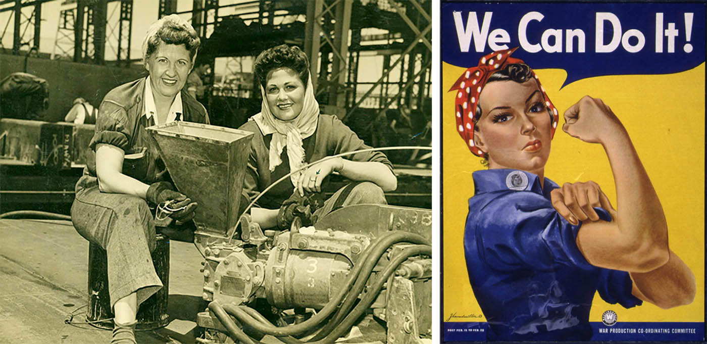 women home front ww2 rosie the riveter