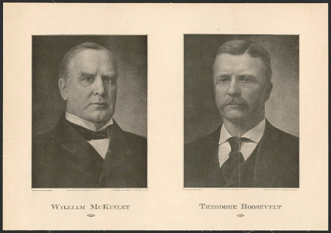 McKinley Roosevelt 1898
