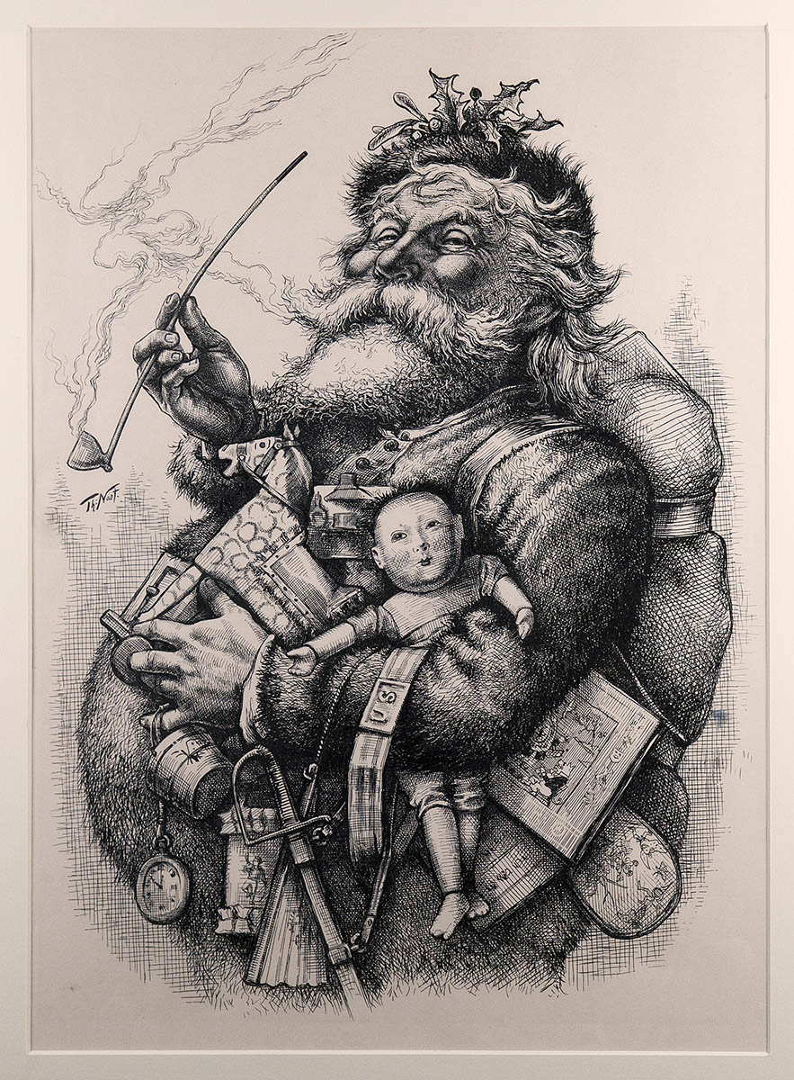 Thomas Nast Merry Old Santa Claus MHHM Stan Freeny