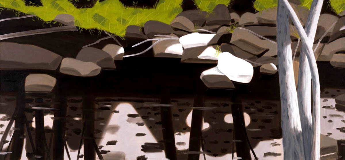 alex katz black brook painting