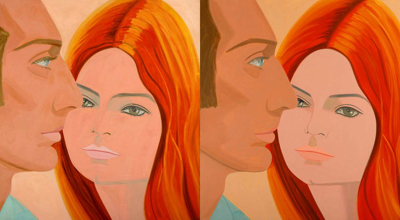 alex katz laurie alain portrait painting