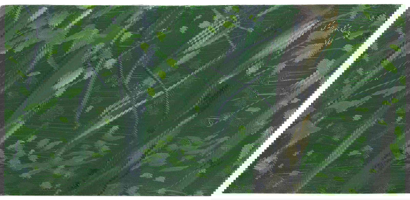 alex katz maine woods painting