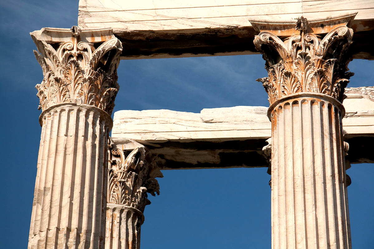 ancient athens columns ancient