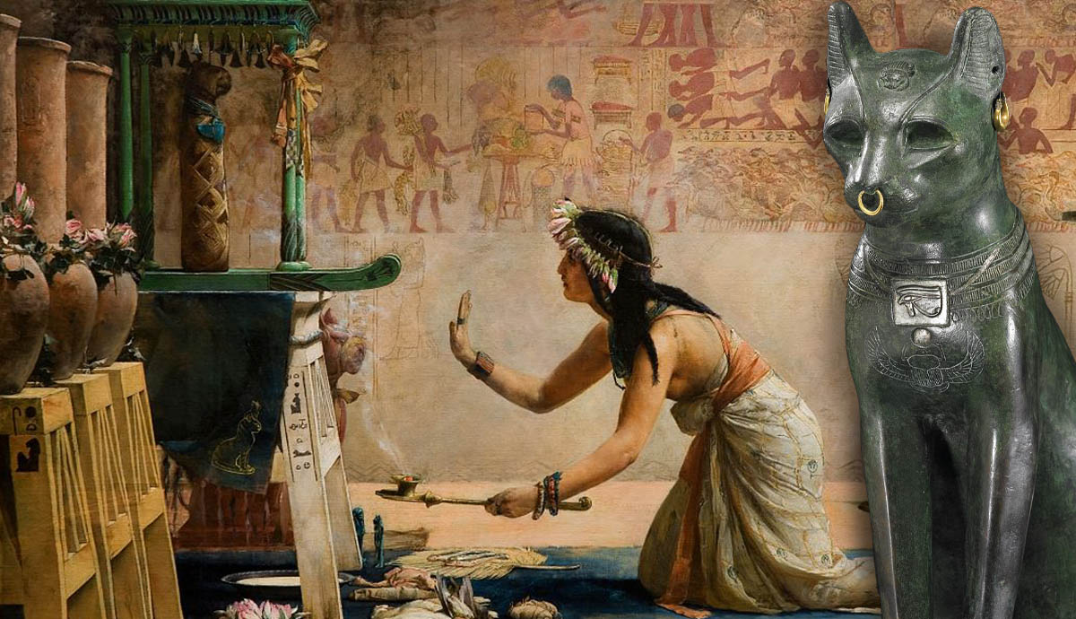 ancient egyptian cats sekmet bastet gods