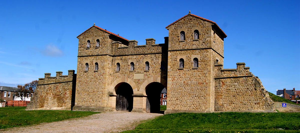 arbeia fort hadrians wall photograph