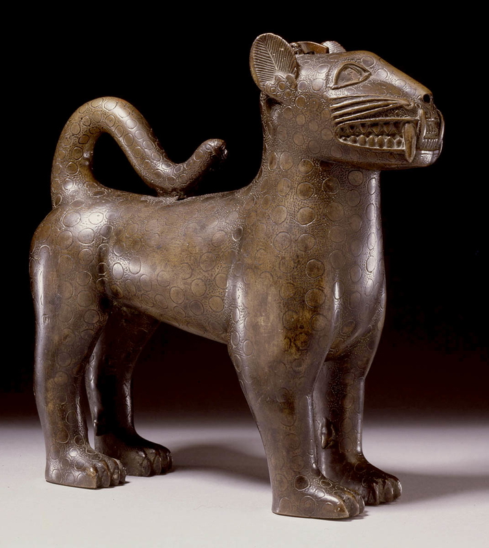cast figure of leopard photo