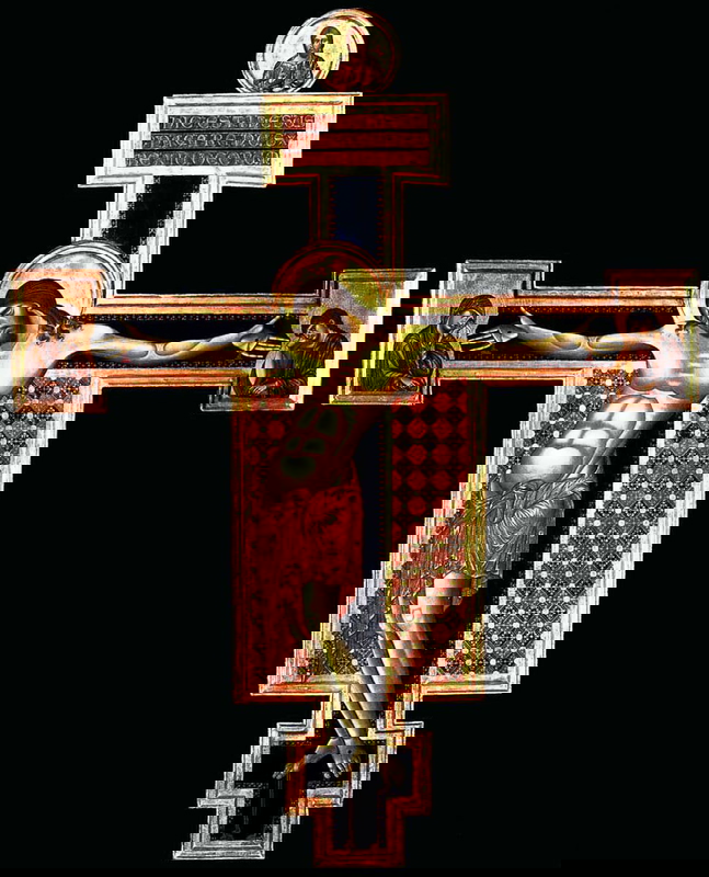 cimabue crucifix basilica domenico arezzo