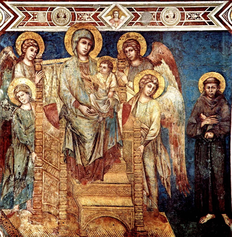 cimabue san francesco assisi maesta fresco