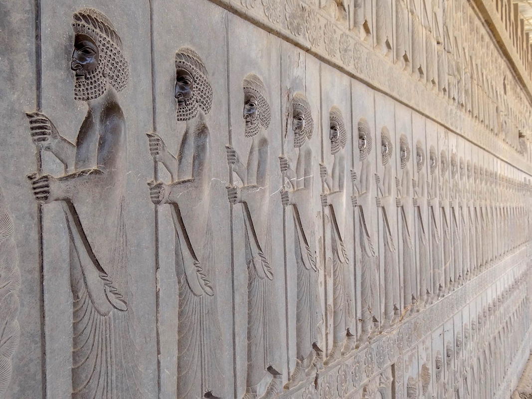 darius palace apadana staircase reliefs