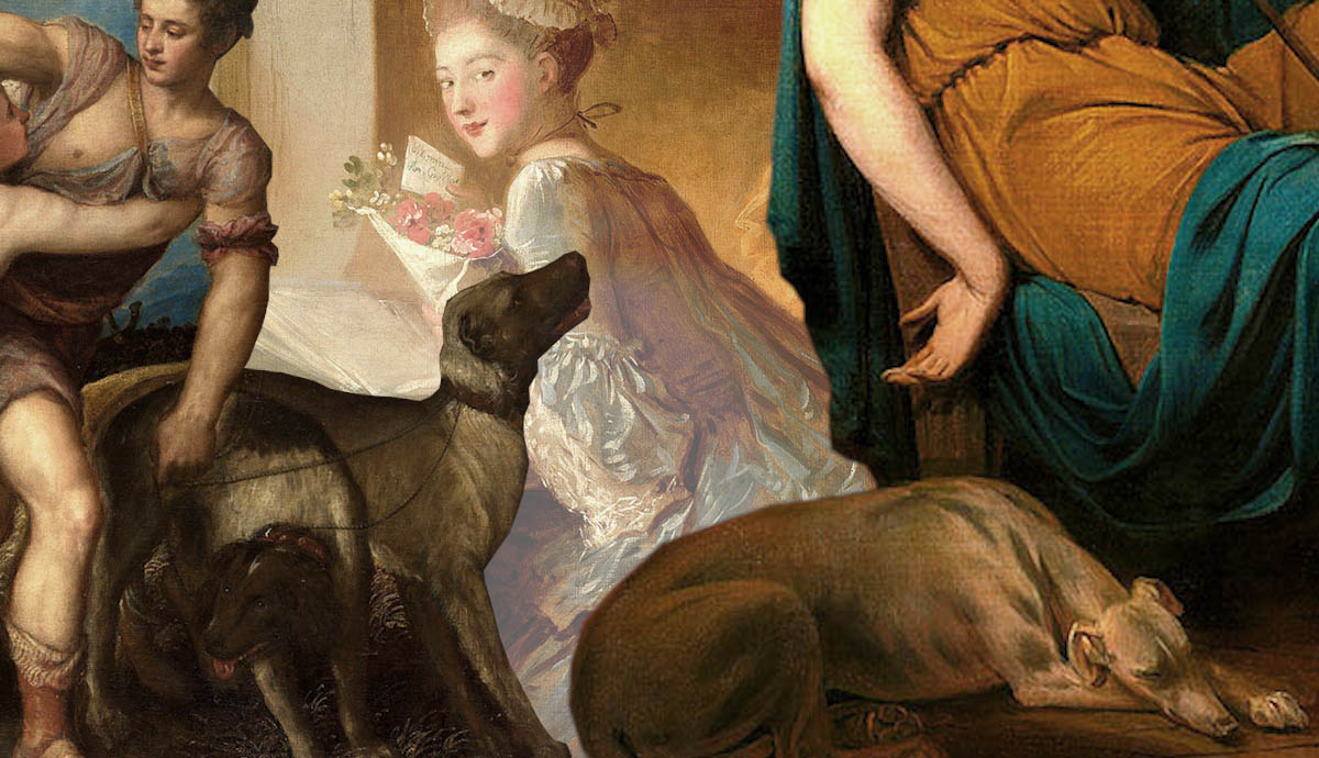 dogs in art paintings