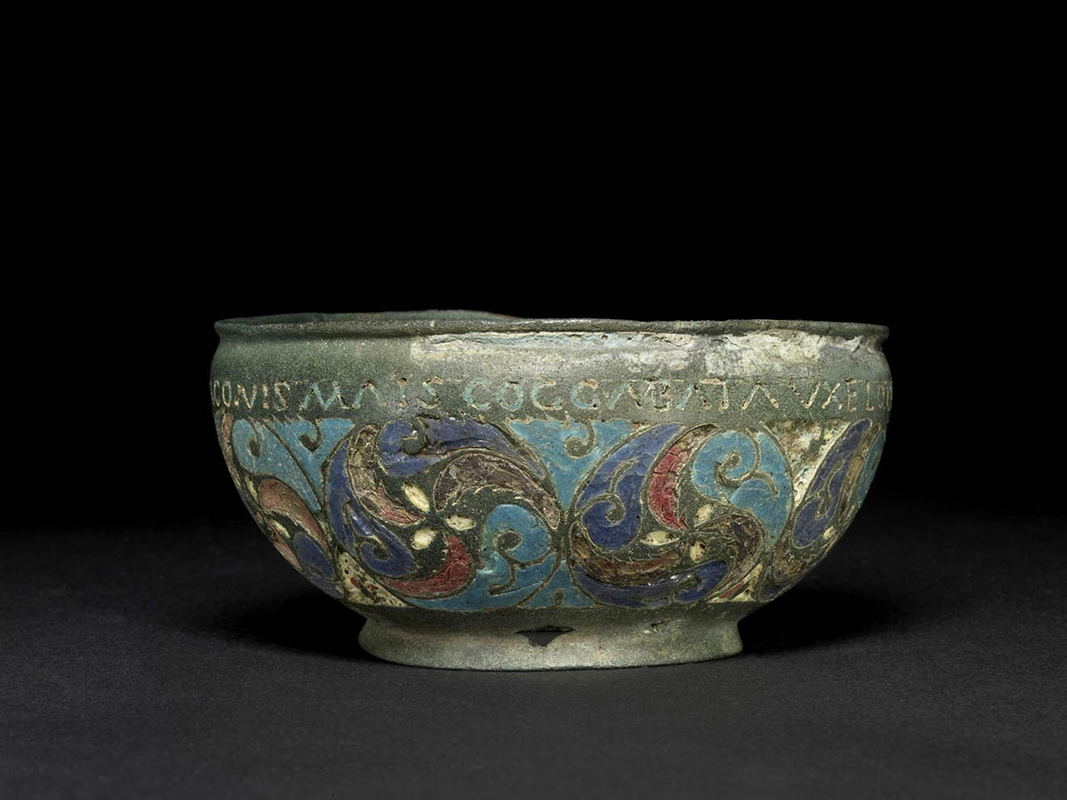 enamel bowl hadrians wall souvenir