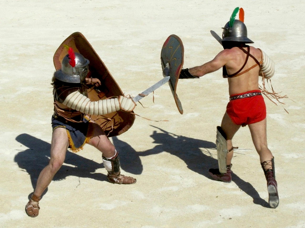gladiator reenactment