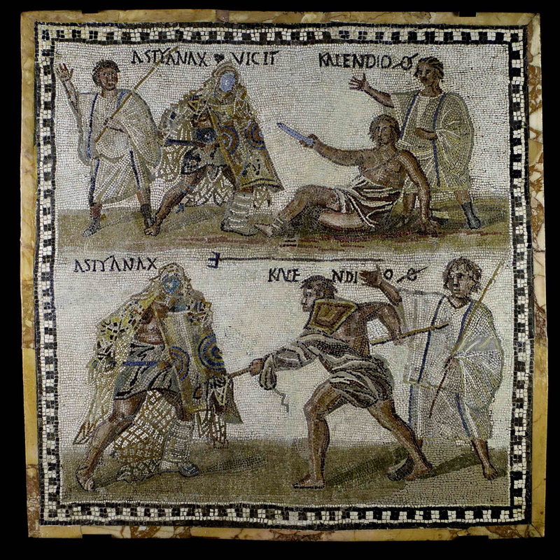 gladiators mosaic