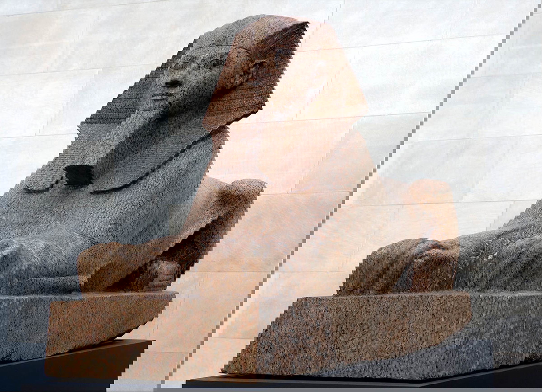 hatshepsut sphinx statue granite