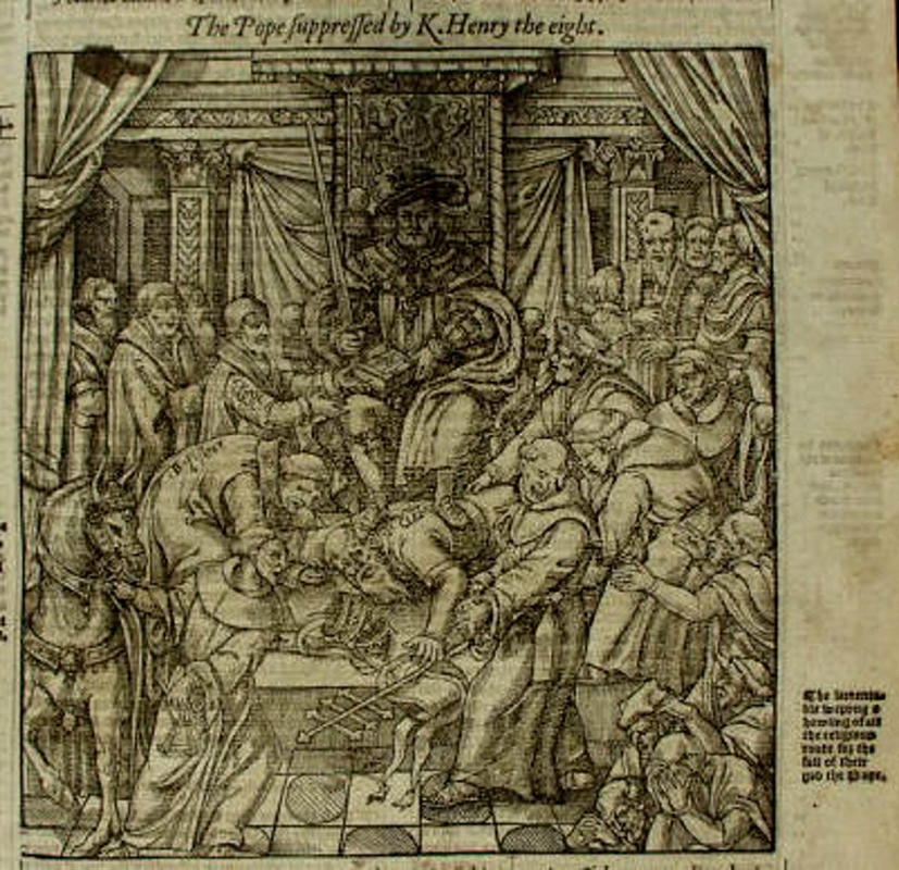 henry viii reformation art engraving