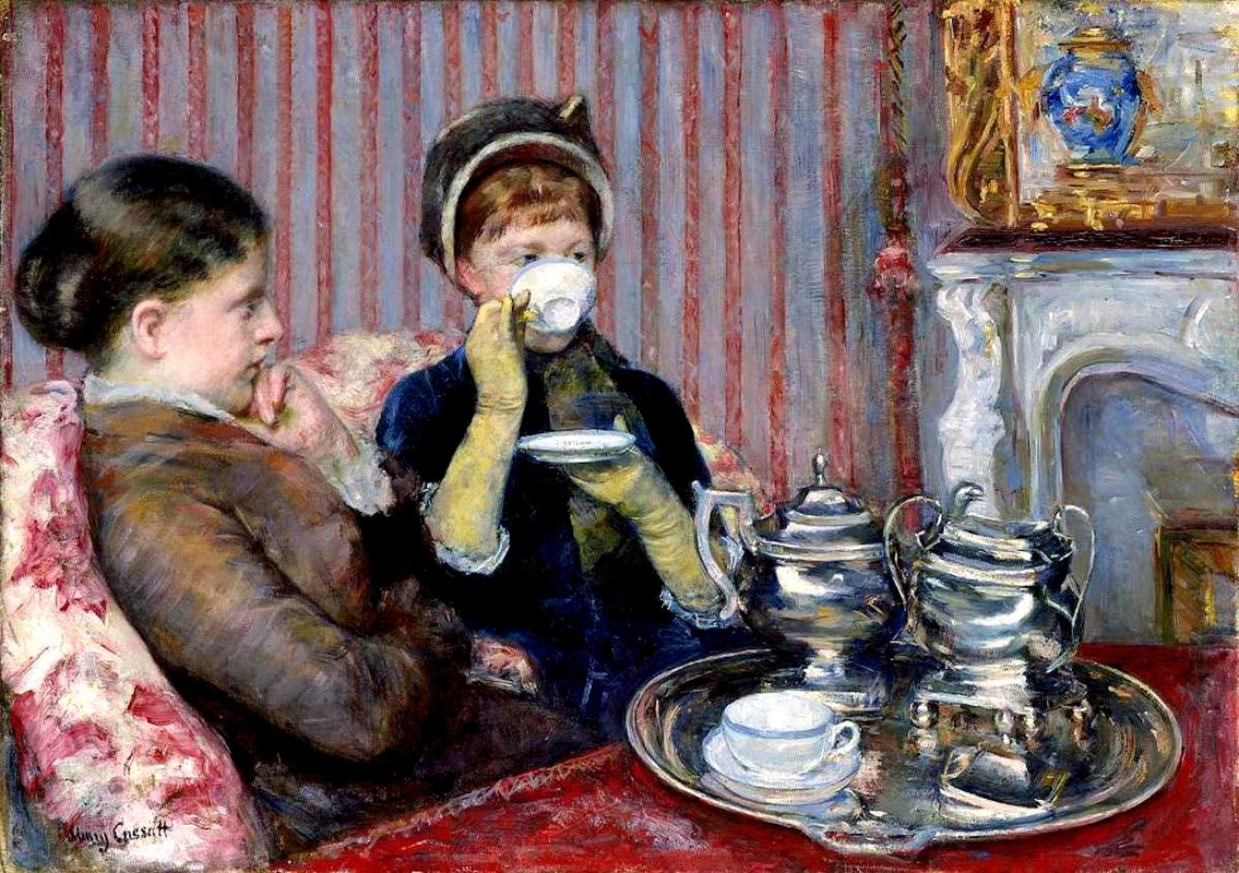 mary cassatt tea impressionist painter