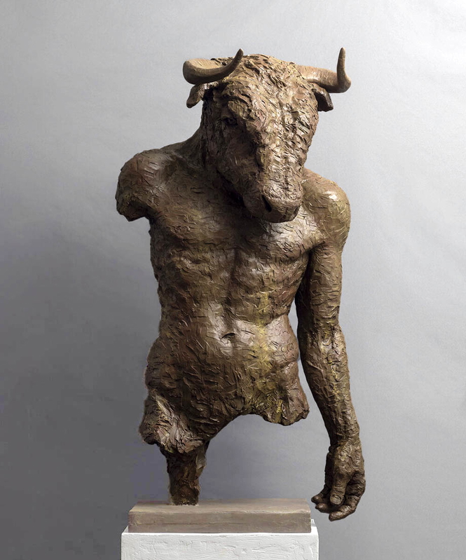 minotaur erik ebeling sculpture