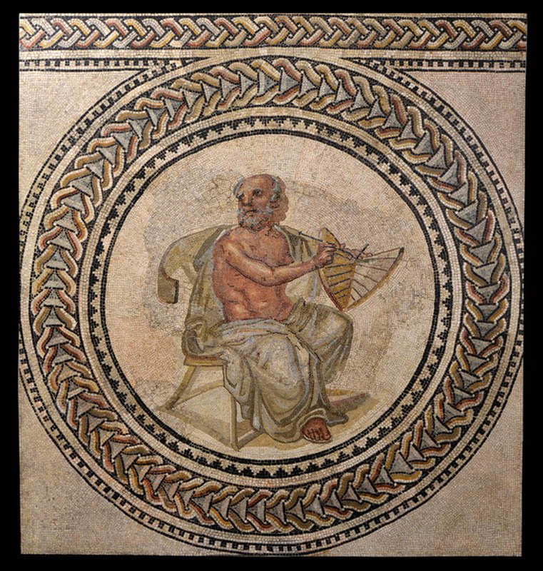 mosaic anaximander with sundial trier