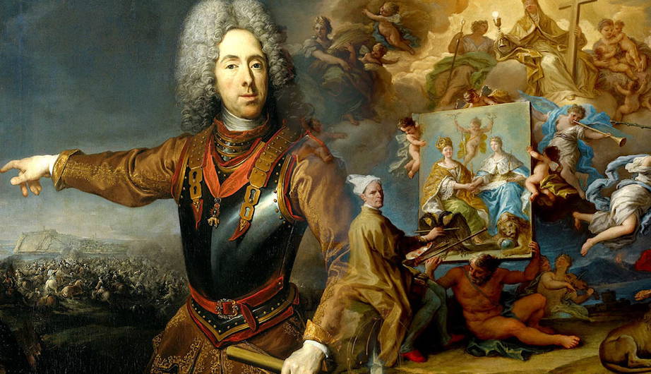 portrait eugene prince savoy allegory peace utrecht