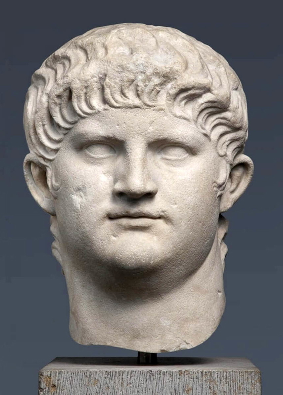 portrait nero munich roman emperor