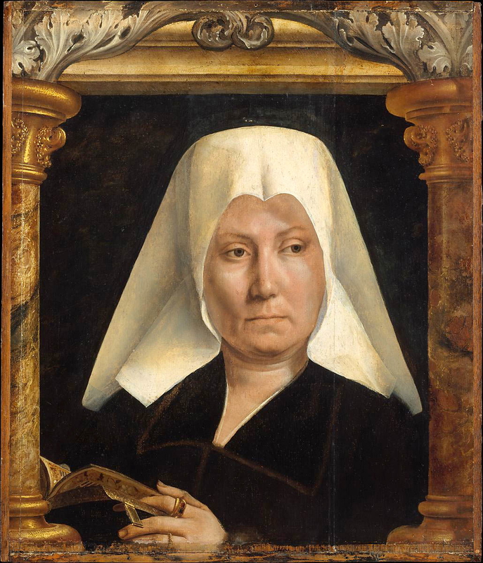 portrait woman quinten massys met museum