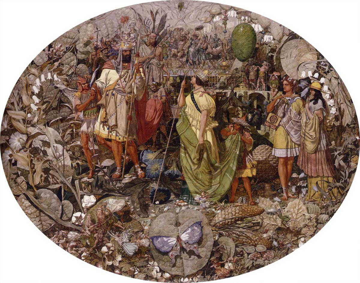 richard dadd contradiction oberon titania fairy painting