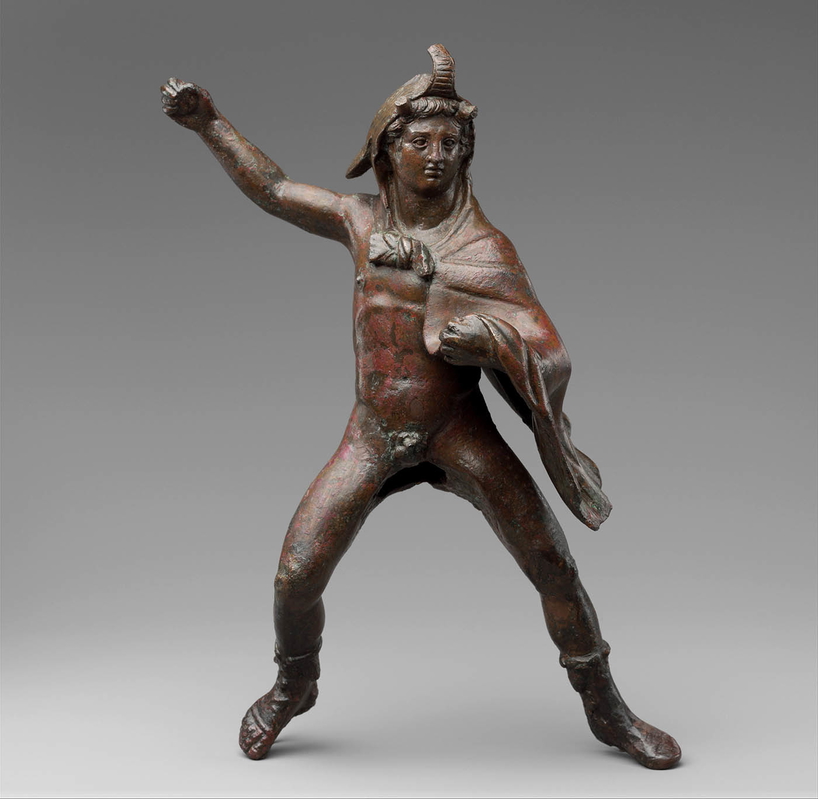 rider bronze statuette