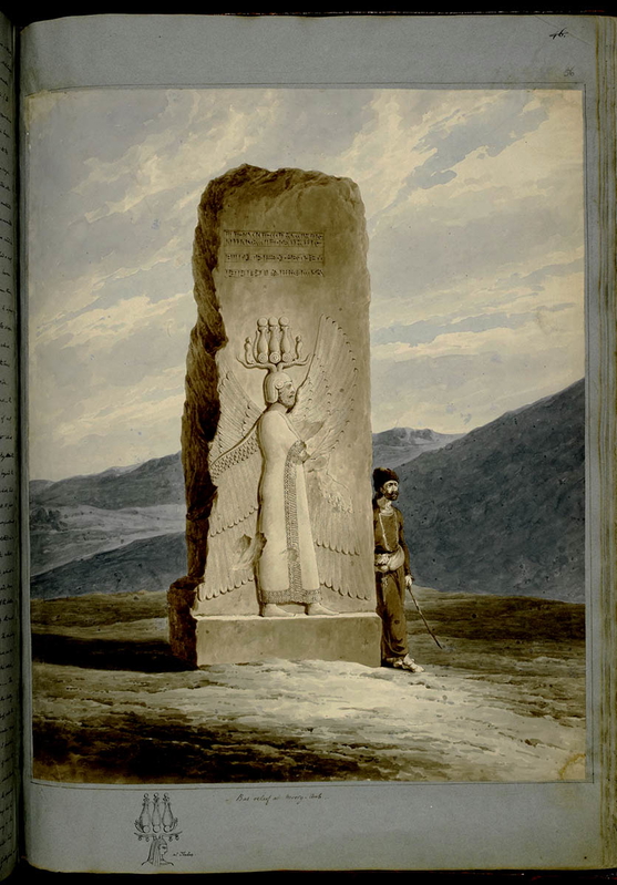 robert porter watercolour cyrus pasargadae 1818