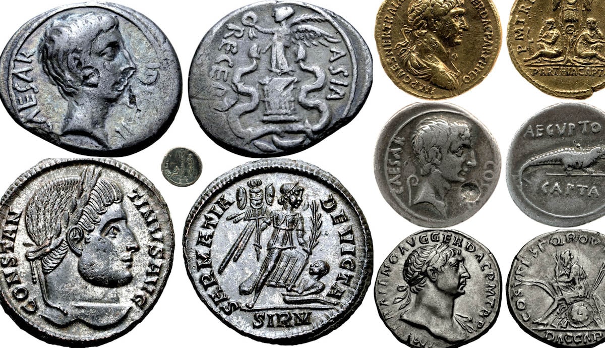 roman coins trajan sarmatia parthian germania