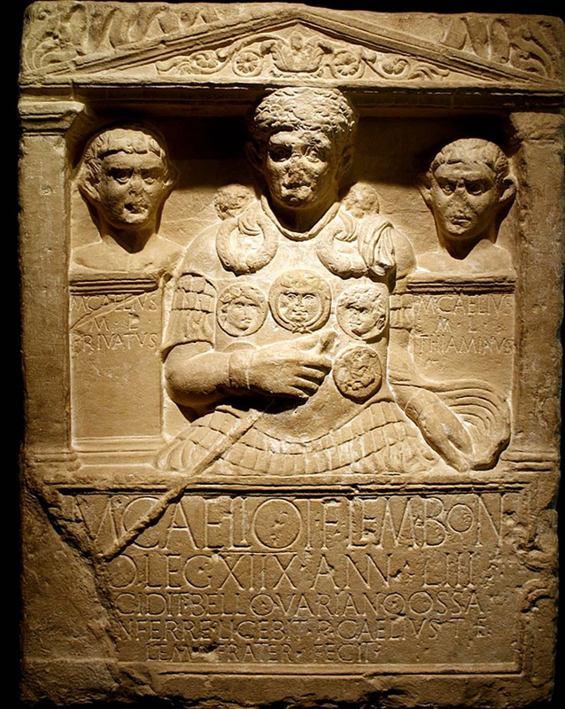 roman legions marcus caelius cenotaph